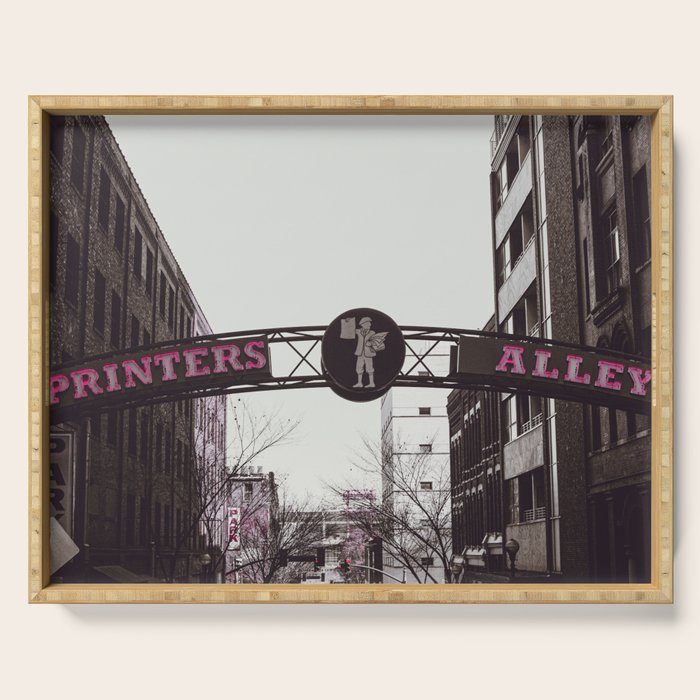 Printers Alley Nashville Tennessee Serving Tray