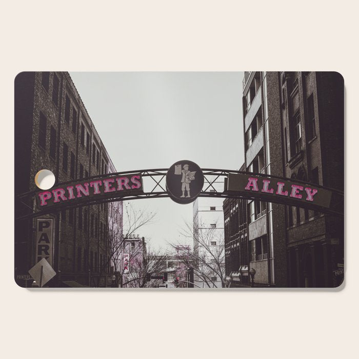 Printers Alley Nashville Tennessee Cutting Board