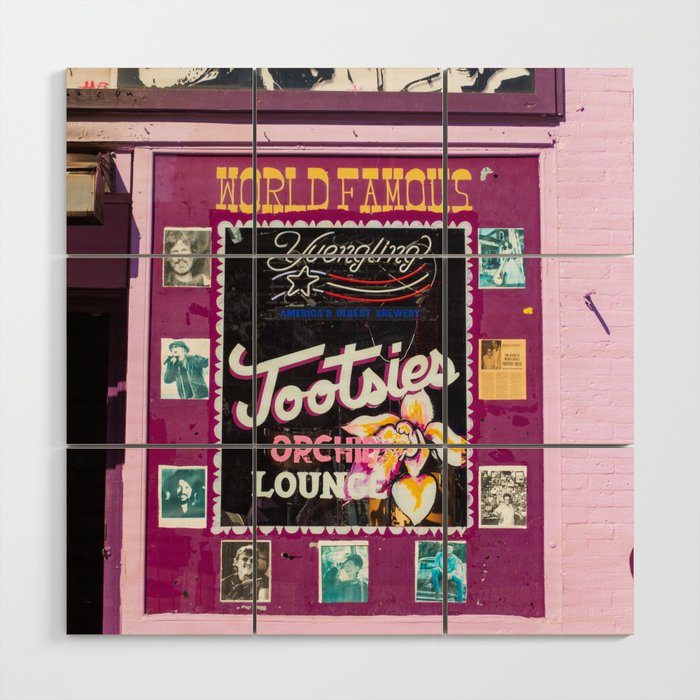 Tootsie'S Orchid Lounge Ii Wood Wall Art
