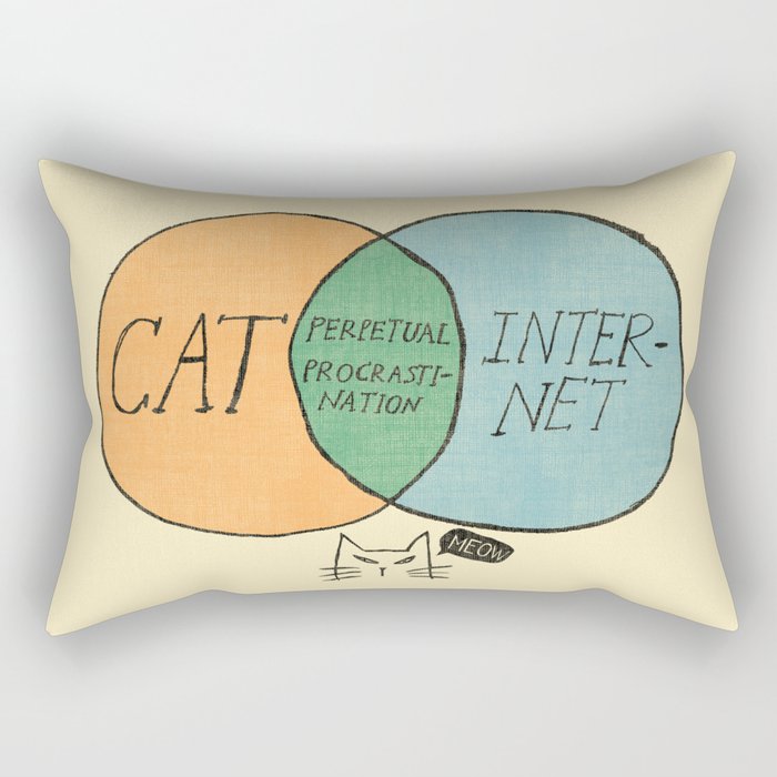 Perpetual Procrastination Rectangular Pillow