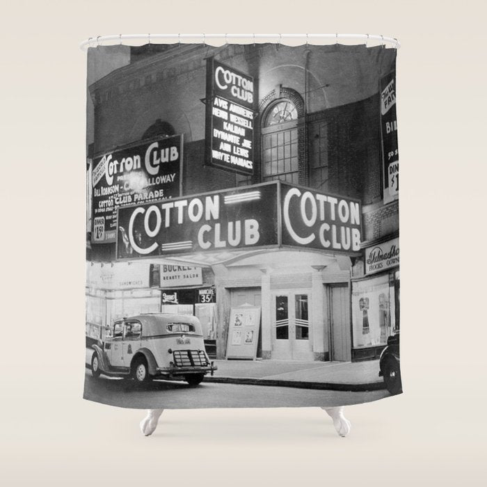 African American Harlem Renaissance Cotton Club Jazz Age Photograph Shower Curtain