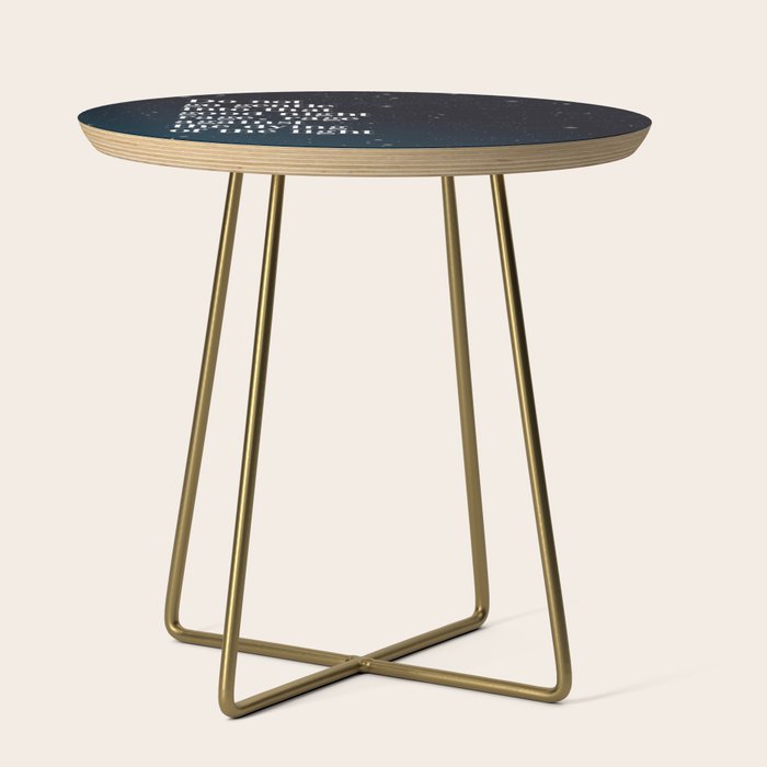 Do Not  Go Gentle  Into That  Good Night Rage, Rage Against The Dying Of The Light Side Table