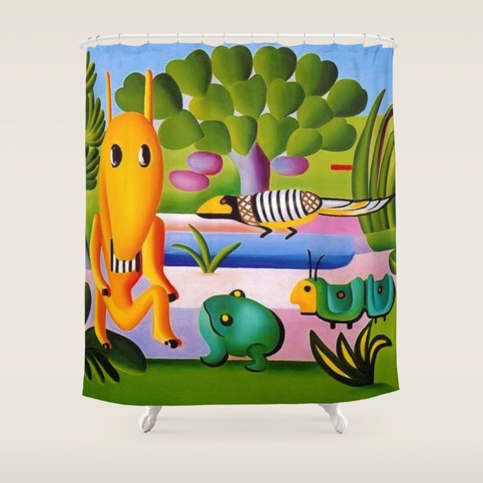 Classical Masterpiece 'A Cuca' By Tarsila Do Amaral Shower Curtain