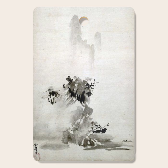 Sesshu Toyo Haboku - Sansui Landscape Cutting Board