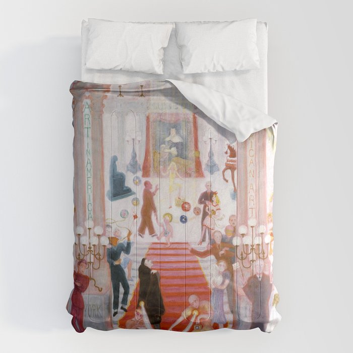 Florine Stettheimer "The Cathedrals Of Art" Comforter
