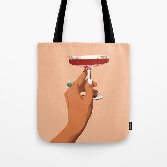 Cheers To Love, Laughter & Happily Ever After #Painting #Illustration Tote Bag