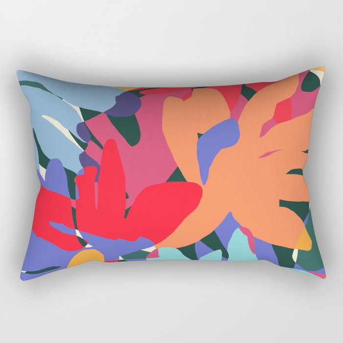 Where Flowers Blossom, So Does Hope. #Painting #Abstract Rectangular Pillow