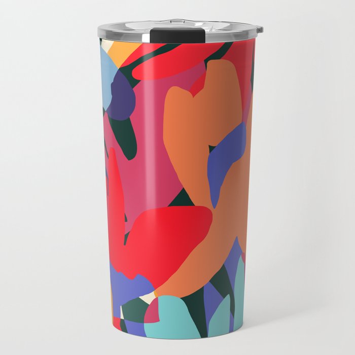 Where Flowers Blossom, So Does Hope. #Painting #Abstract Travel Mug