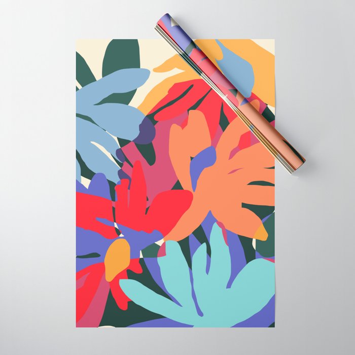 Where Flowers Blossom, So Does Hope. #Painting #Abstract Wrapping Paper