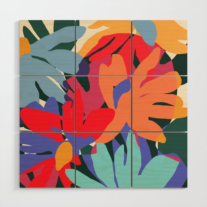 Where Flowers Blossom, So Does Hope. #Painting #Abstract Wood Wall Art
