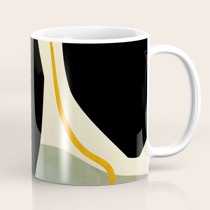 Shapes Organic Mid Century Modern Coffee Mug