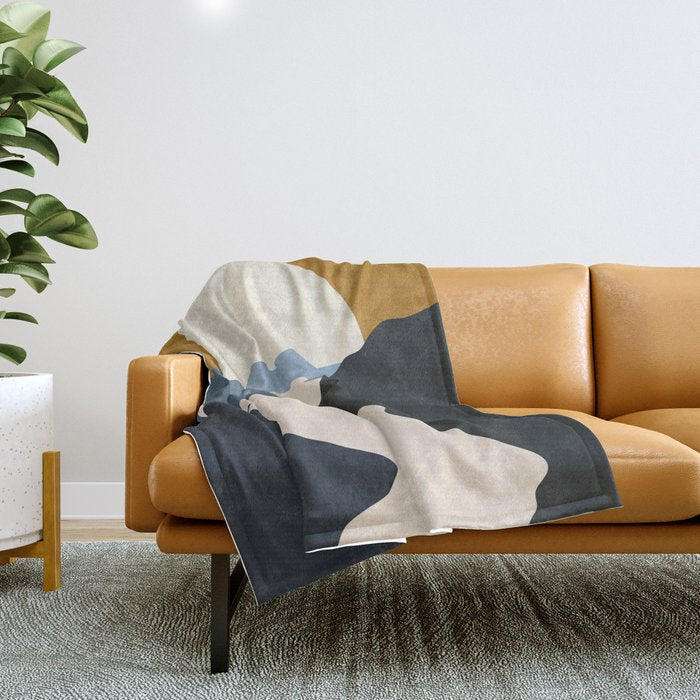 Abstract Art / Landscape 5 Throw Blanket