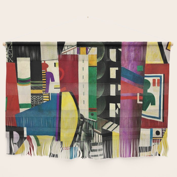 The City - La Ville By By Fernand LéGer Wall Hanging