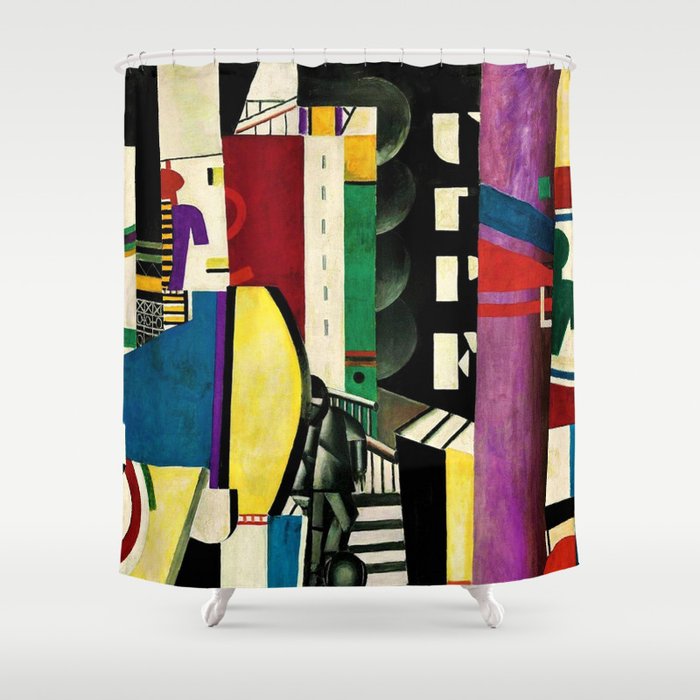 The City - La Ville By By Fernand LéGer Shower Curtain