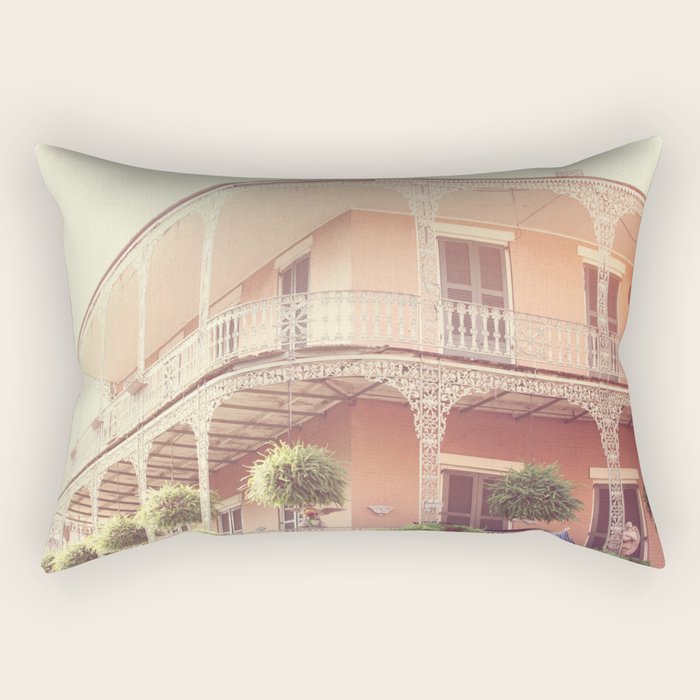 Vintage French Quarter Rectangular Pillow