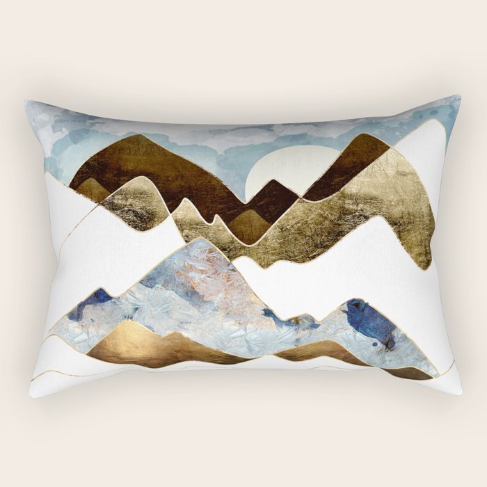 Minimal Abstract Mountains Rectangular Pillow