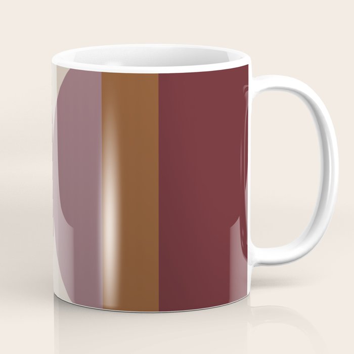 Retro Minimalism - Purple Autumn Coffee Mug
