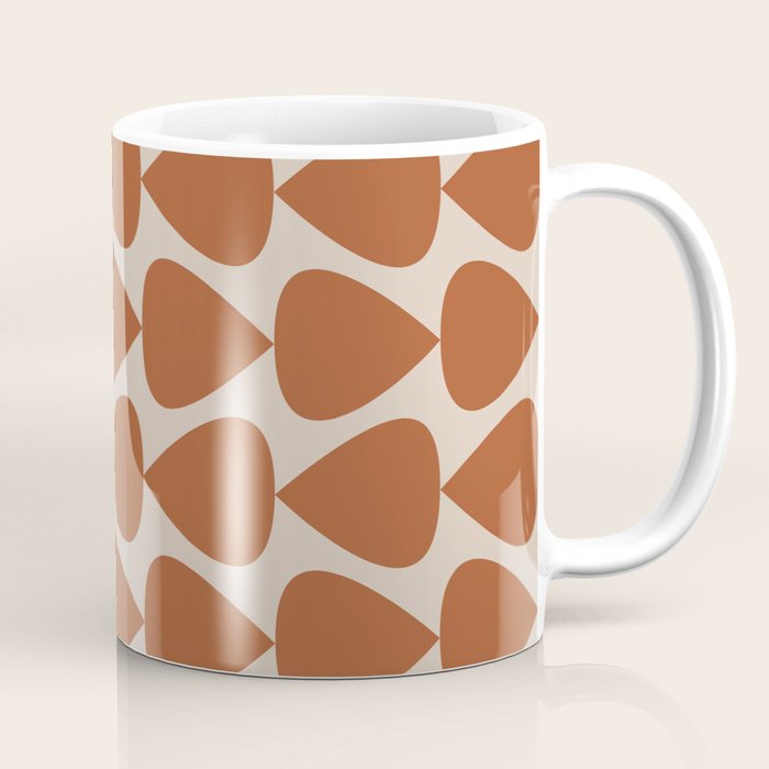 Plectrum Pattern In Clay And Putty  Coffee Mug