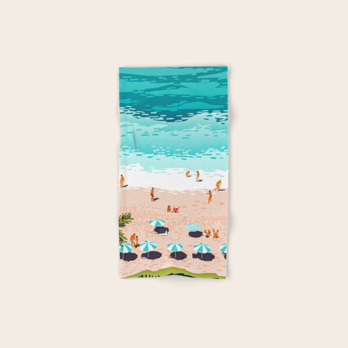 Dream In Colors Borrowed From The Sea | Ocean Tropical Beachy Summer | Swim Surf Travel Vacation Bath Towel