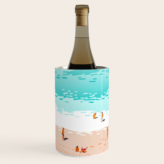Dream In Colors Borrowed From The Sea | Ocean Tropical Beachy Summer | Swim Surf Travel Vacation Wine Chiller