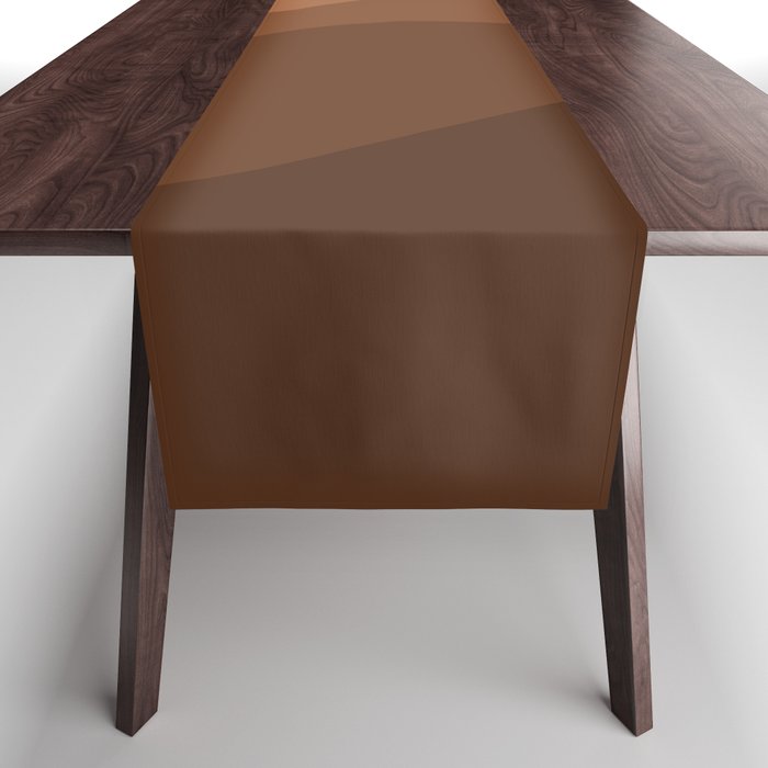 Abstract Color Waves - Desert Tones Table Runner