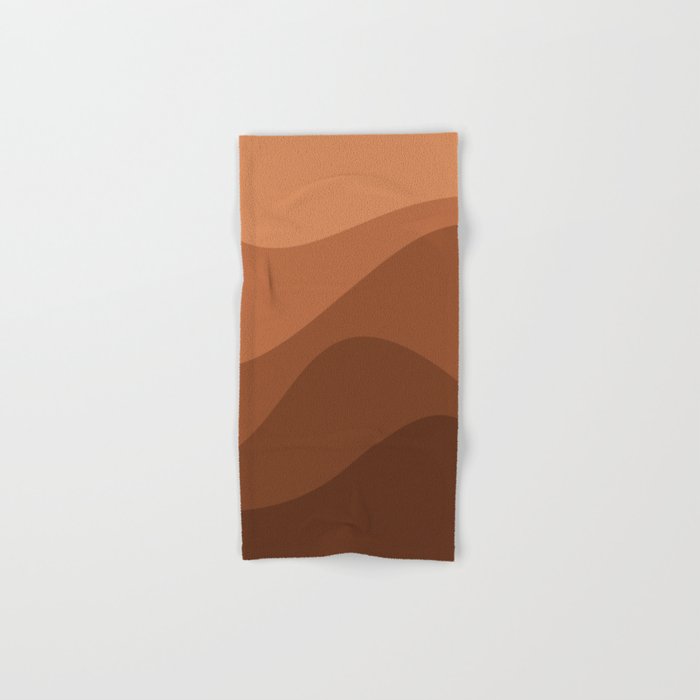 Abstract Color Waves - Desert Tones Bath Towel