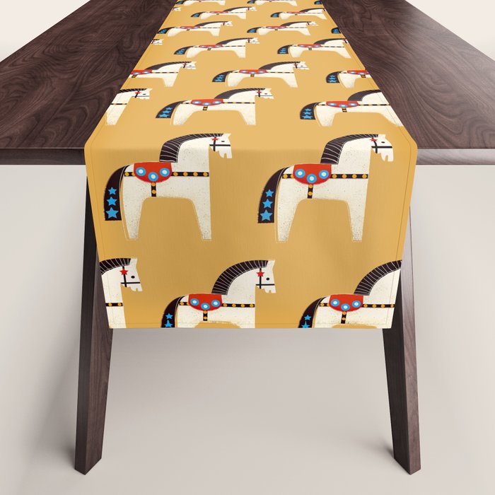 Festive Pony - Illustration Table Runner