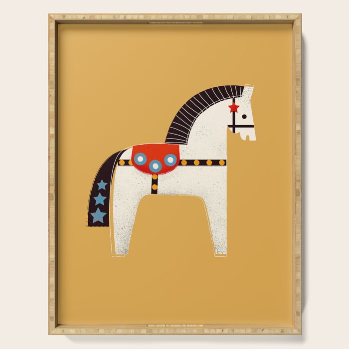 Festive Pony - Illustration Serving Tray