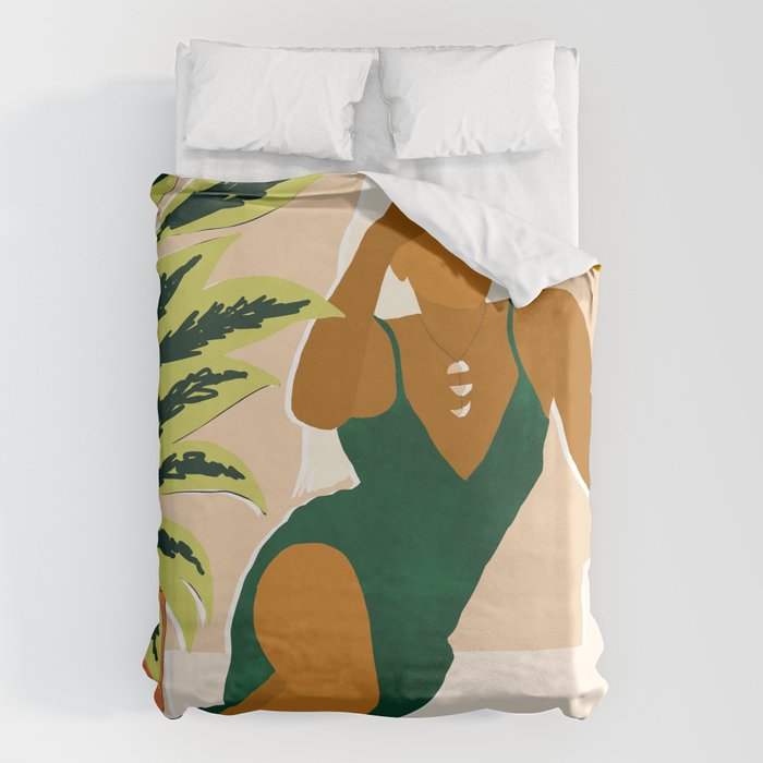 The Wait Is Long But My Dream Of You Does Not End #Illustration Duvet Cover