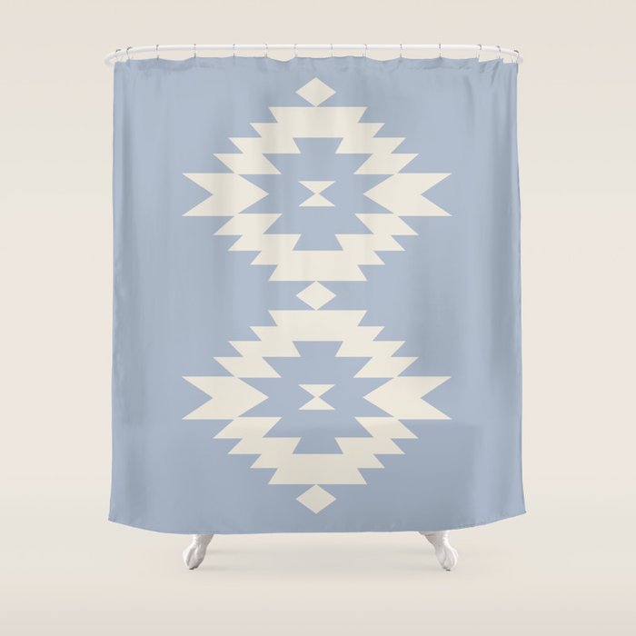 Southwestern Minimalism - Sky Blue Shower Curtain