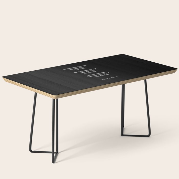 Between Stimulus And Response, There Is A Space. Viktor Frankl Quote Coffee Table