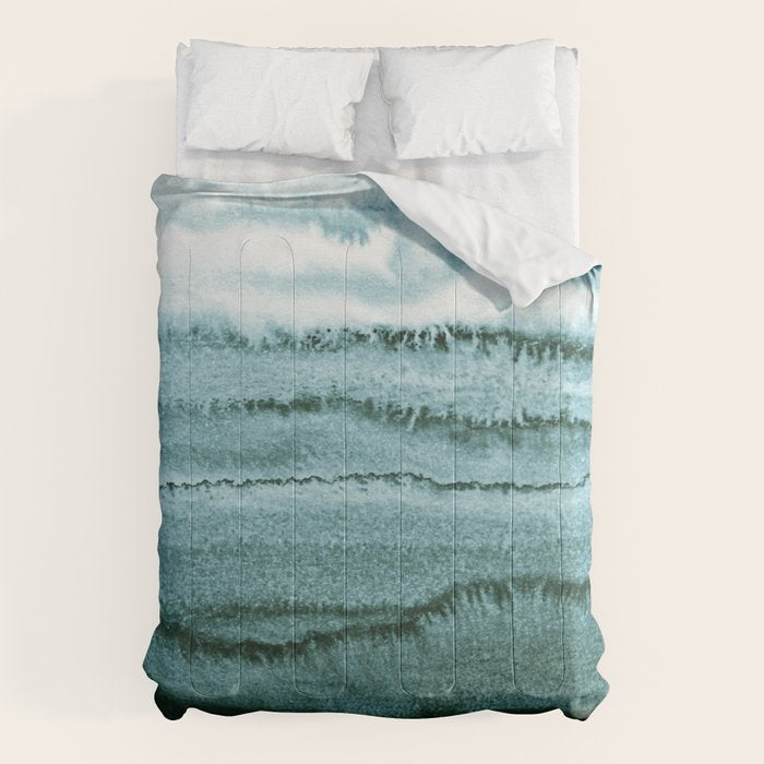 Within The Tides Summer Mint By Monika Strigel Comforter
