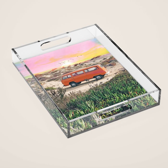 Summer Adventure #Photography #Digitalart Acrylic Tray