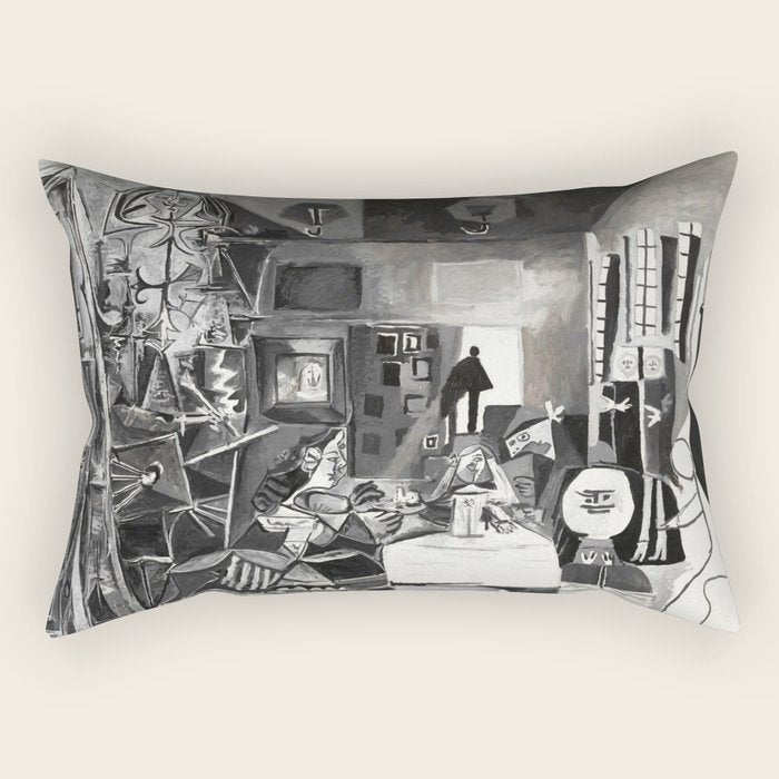 Picasso The Maids Of Honor, Las Meninas, After VeláZquez, 1957 Artwork Reproduction, Tshirts, Rectangular Pillow