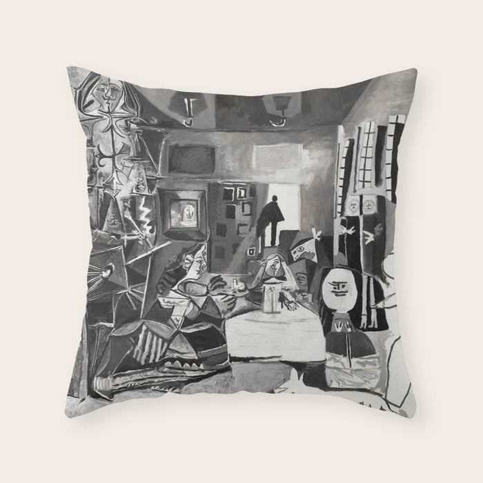 Picasso The Maids Of Honor, Las Meninas, After VeláZquez, 1957 Artwork Reproduction, Tshirts, Throw Pillow