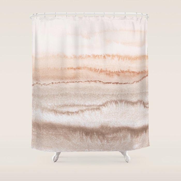 Within The Tides Natural Two By Monika Strigel Shower Curtain