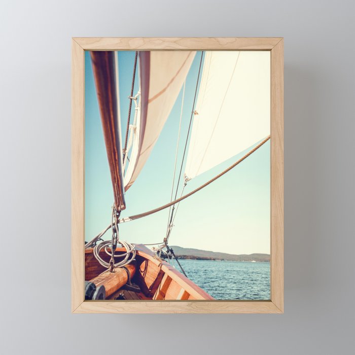 Setting Course X Nautical Art Mini Art Print