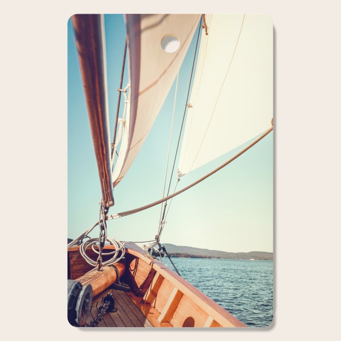 Setting Course X Nautical Art Cutting Board