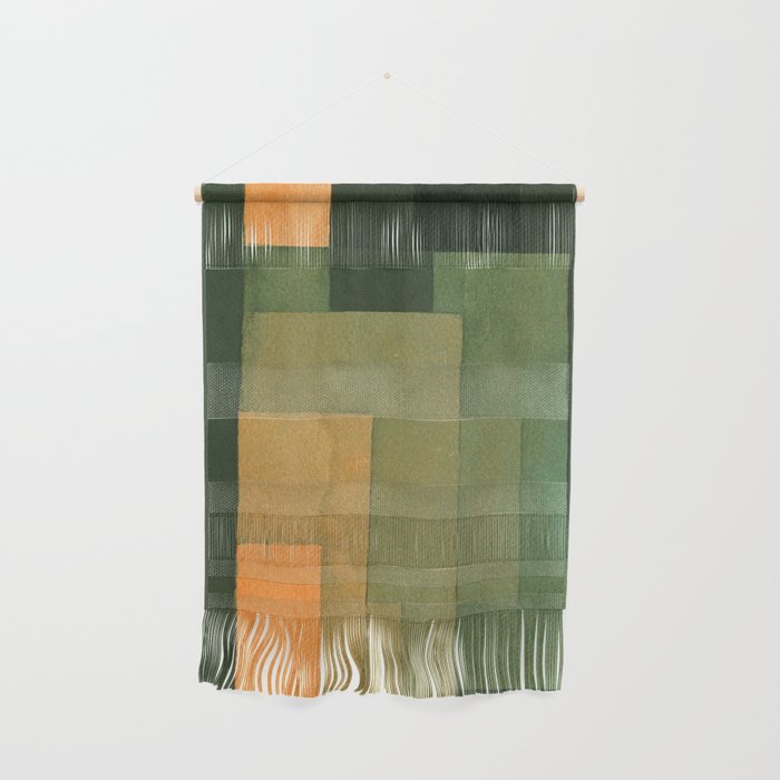 Paul Klee "Tower In Orange And Green 1922" Wall Hanging