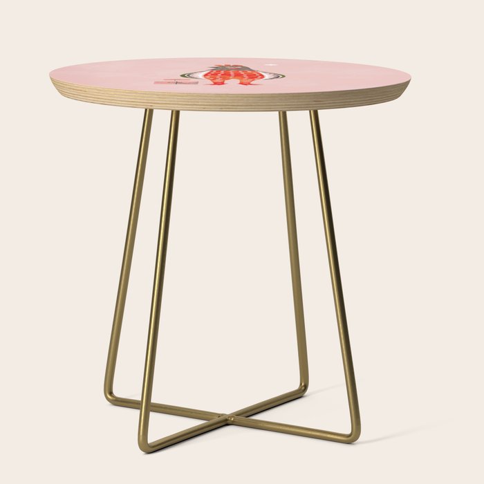 Christmas Chicken - Illustration Side Table