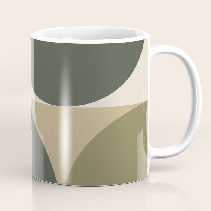 Abstract Scandinavian Art 342 Mid Century Modern Coffee Mug