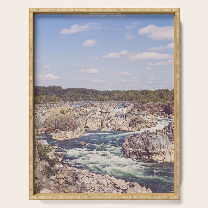 Great Falls Potomac River Ii Serving Tray