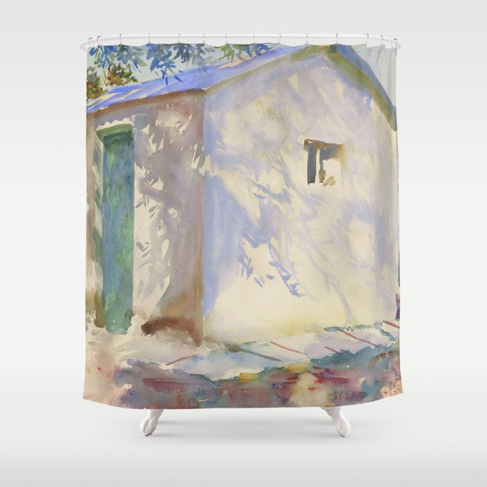 John Singer Sargent "Corfu: Lights And Shadows" Shower Curtain