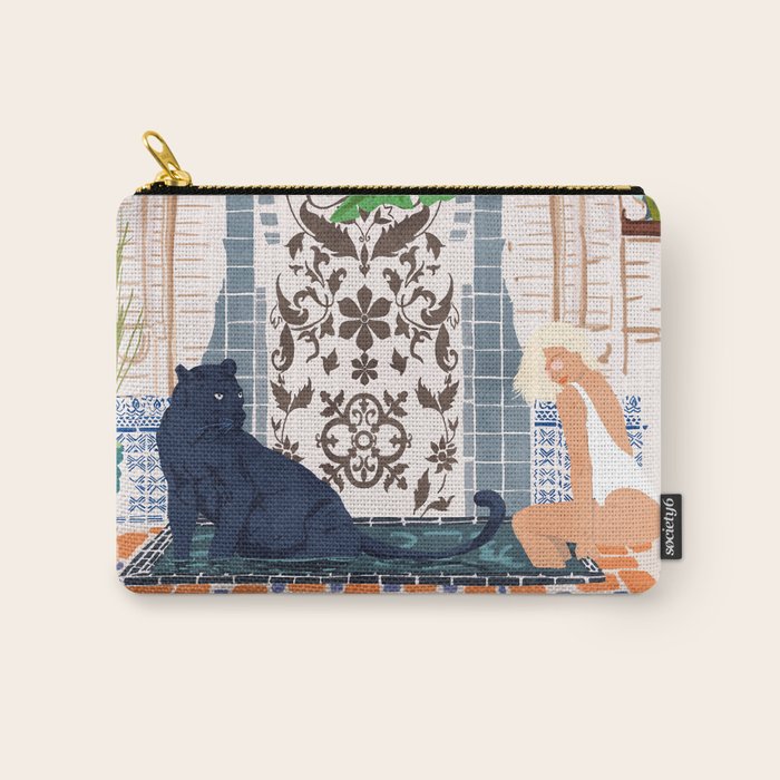 Frienaissance #Painting #Wildlife #Illustration Carry All Pouch