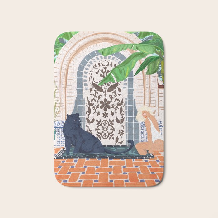Frienaissance #Painting #Wildlife #Illustration Bath Mat
