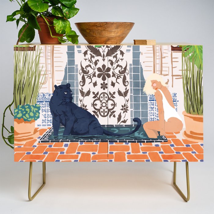 Frienaissance #Painting #Wildlife #Illustration Credenza