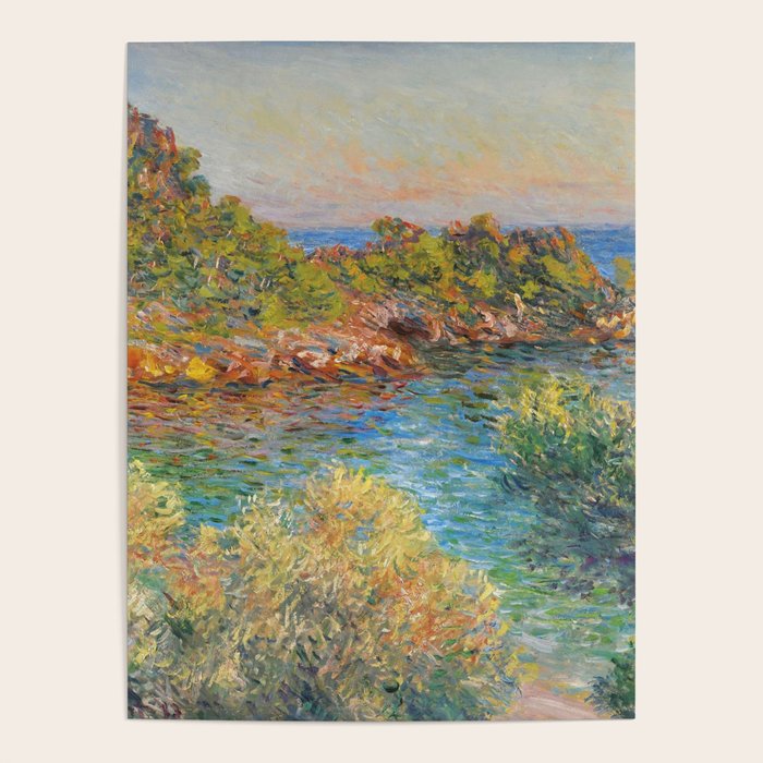 Claude Monet "Landscape Near Montecarlo" Poster