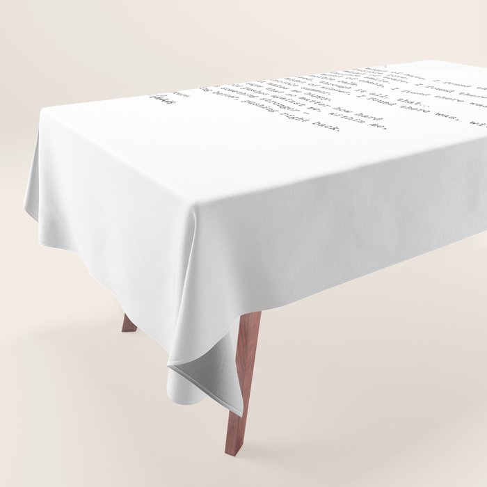 Albert Camus Quote - My Dear In The Midst Of Hate I Found Tablecloth
