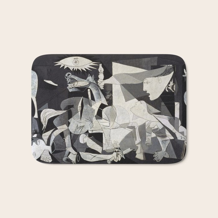 Pablo Picasso Guernica 1937 Artwork Shirt, Art Reproduction For Prints Posters Tshirts Men Women Bath Mat