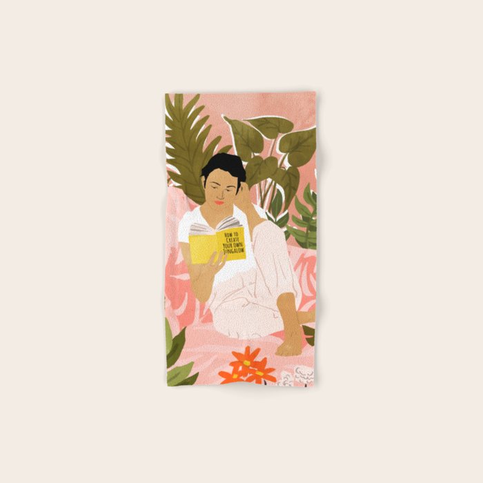 Plant Lady & The Urban Junglow | Blush Botanical Home DCor | House Plants Bohemian Woman Bedroom  Bath Towel